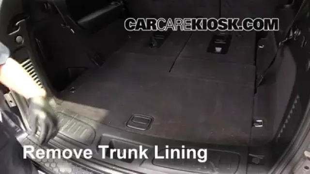 2014 Dodge Durango SXT 3.6L V6 FlexFuel Levantar auto Usar el gato para levantar el auto